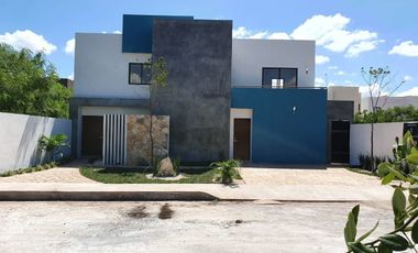 Preventa moderna casa en lote de 450 mt2 - Praderas del mayab - MODELO SAN DIEGO