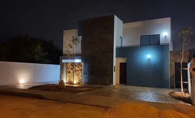 Preventa moderna casa en lote de 450 mt2 - Praderas del mayab - MODELO SAN DIEGO