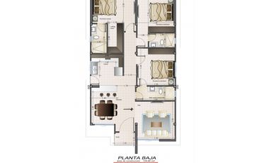 Casas de 1 piso en Urbanización Villa Real cerca playas de Manta