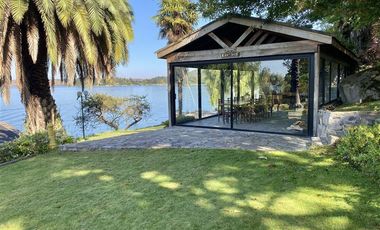 Piscina Quincho Orilla Lago Rapel Quebrada Honda agua siempr