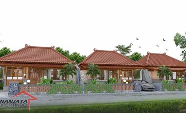 Rumah murah konsep Etnik Jawa dengan lingkungan yang asri