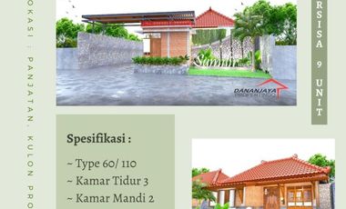 Rumah murah konsep Etnik Jawa dengan lingkungan yang asri