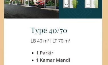 Rumah Baru Rp 600 Juta, 1 Lnt, di Babakan Madang, Bogor. LT