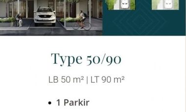Rumah Baru Rp 600 Juta, 1 Lnt, di Babakan Madang, Bogor. LT