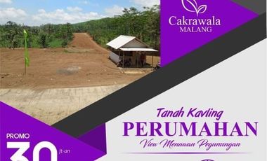 Promo tanah murah SHM potensial di Malang poros jalan