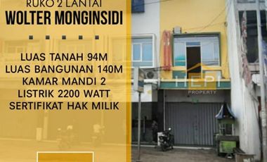 Ruko Strategis 2 Lantai Wolter Monginsidi, Pedurungan, Semarang Timur