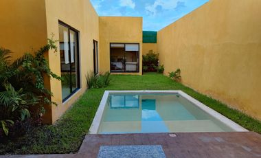 CONKAL. EN PRIVADA RESIDENCIA DE UNA PLANTA, 3 RECAMARAS, PISCINA, ETC.