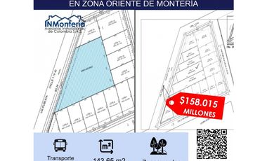 SE VENDE LOTES EN PORTAL DE LA CANDELARIA DE MONTERIA