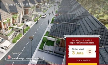 Rumah komersil kualitas Fremium Leuwigajah kota Cimahi Cibogo Living