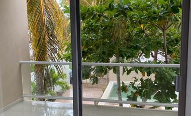 CASA EN RENTA-AMUEBLADA EN ZONA DE PLAYA EN SANTA CLARA, YUCATÁN