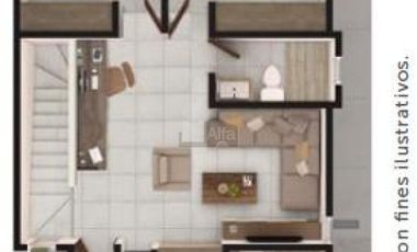 Casa en venta al oriente de Saltillo Fracc. Cantabria Residencial Modelo Bari 2