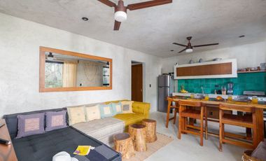 BOHO CHIC Condo en Suk-Ha 1BR ground floor TULUM