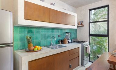 BOHO CHIC Condo en Suk-Ha 1BR ground floor TULUM