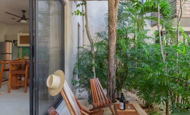 BOHO CHIC Condo en Suk-Ha 1BR ground floor TULUM