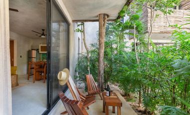 BOHO CHIC Condo en Suk-Ha 1BR ground floor TULUM
