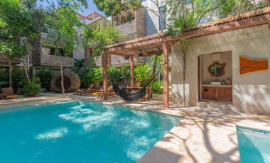 BOHO CHIC Condo en Suk-Ha 1BR ground floor TULUM