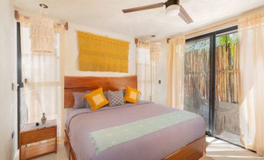 BOHO CHIC Condo en Suk-Ha 1BR ground floor TULUM