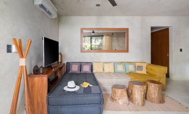 BOHO CHIC Condo en Suk-Ha 1BR ground floor TULUM