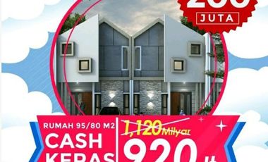 Rumah dijual di pondok gede kpr syariah