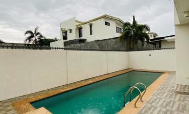 Five Bedroom 2-Storey Furnished House with pool for RENT in Hensonville Angeles City near Clark