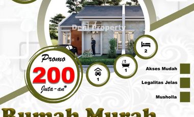 Rumah subsidi murah minimalis di Bocek Karangploso