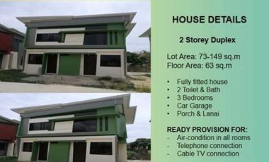 Ready for Occupancy 3 Bedroom 2 Storey Duplex Houses for Sale in Liloan, Cebu