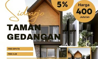 Dijual Rumah Taman Gedangan Sidoarjo 400 Jutaan Selangkah Ke Surabaya