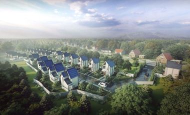 Hunian Villa dikelilingi Kebun Strategis dekat Tol