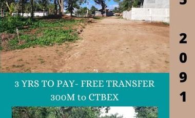 LOT FOR SALE -FREE TRANSFER TO BUYER -200SQM 3 YRS TO PAY ZERO INTEREST