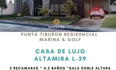 CASA DE LUJO EN VENTA PUNTA TIBURON MARINA & GOLF