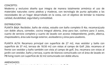 CASA DE LUJO EN VENTA PUNTA TIBURON MARINA & GOLF