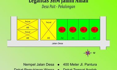 Sertipikat Ready: Kavling Pekalongan, 1 Menit Jalan Pantura