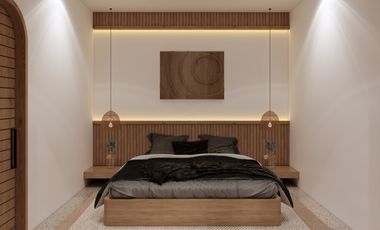 Freehold - Modern Villa with Rice Field & Mountain Views - Minutes to Kedungu Beach & International School, Bali