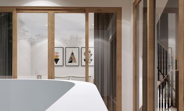 Freehold - Modern Villa with Rice Field & Mountain Views - Minutes to Kedungu Beach & International School, Bali