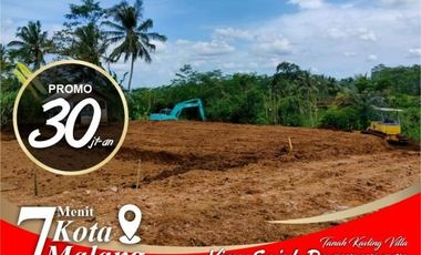 Tanah Kavling Malang Poros Jalan Aspal dalam Perumahan