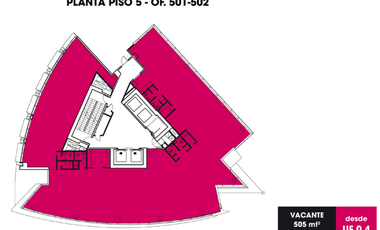 Oficina en Arriendo en Torre Paris/ Metro Los Leones
