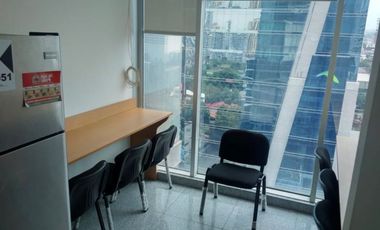 ALQUILER OFICINA 103 M2 CON MUEBLES CALLE 50, TORRE GLOBAL