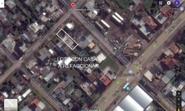 EXC. LOTE Y CASA A REFACCIONAR!!OPORTUNIDAD INMEJORABLE UBICACION A 1/2 CUADRA DE EVA PERON(RUTA 21)