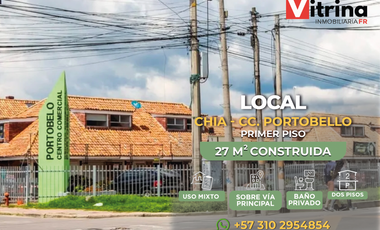 Vitrina Inmobiliaria vende local en CC Portobello Chía