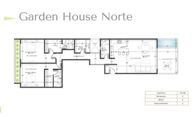 Departamento en VENTA en la playa en Montejo Beach (Garden house)