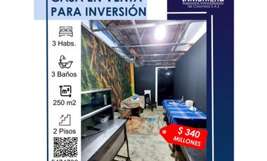 SE VENDE CASA PARA INVERSION EN BARRIO NARIÑO- CENTRO