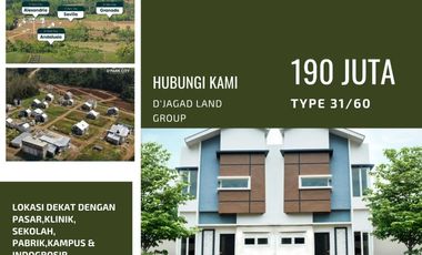 Tipe 31/63 2 Lantai Rumah 5 menit dari Kota Bisa KPR 2KT