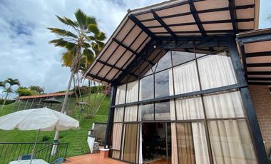 casa campestre en venta en via juguales. Cod V7344902