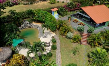 VENTA HOTEL CABAÑAS TURISTICAS VALLE DE ANTON CERCA A LA PLAYA  CV