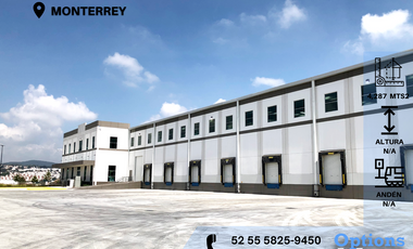 Lease industrial warehouse in Monterrey