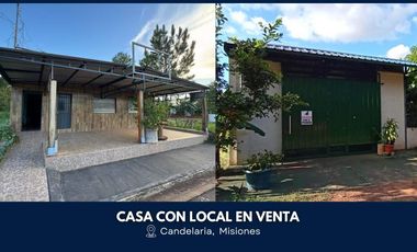 Casa en 2 Plantas y Local Comercial