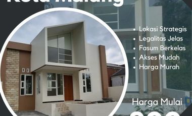 Rumah murah 300 jutaan dekat Politeknik Kota Malang