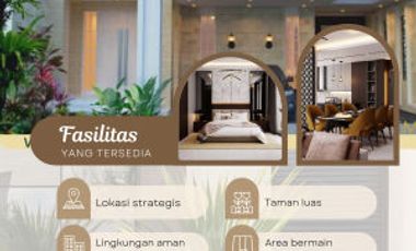 rumah bebas desain d jl cemara gading full interior dan kolam renang
