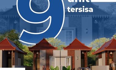 Rumah Baru 300 Jutaan Di Prambanan Desain Etnik SHM Ready