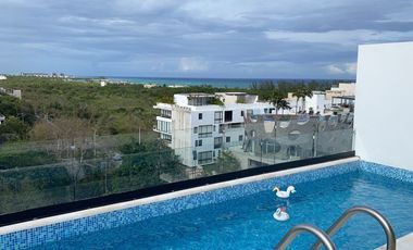 Departamento Penthouse 2 recamaras en The Shore Playa del Carmen